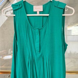 Skies Are Blue sleeveless tank top green medium